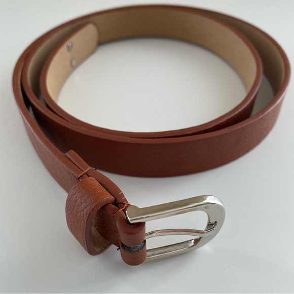 Accessories - Brown Skinny Belt